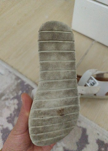 27 Beden beyaz Renk Beyaz Kız Çocuk Sandalet