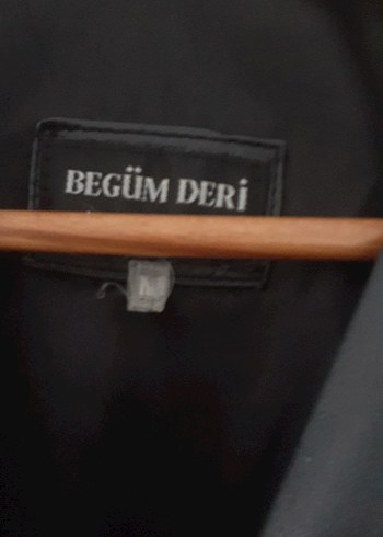 Düğmeli Siyah Kadın Deri Ceket - Görsel 4