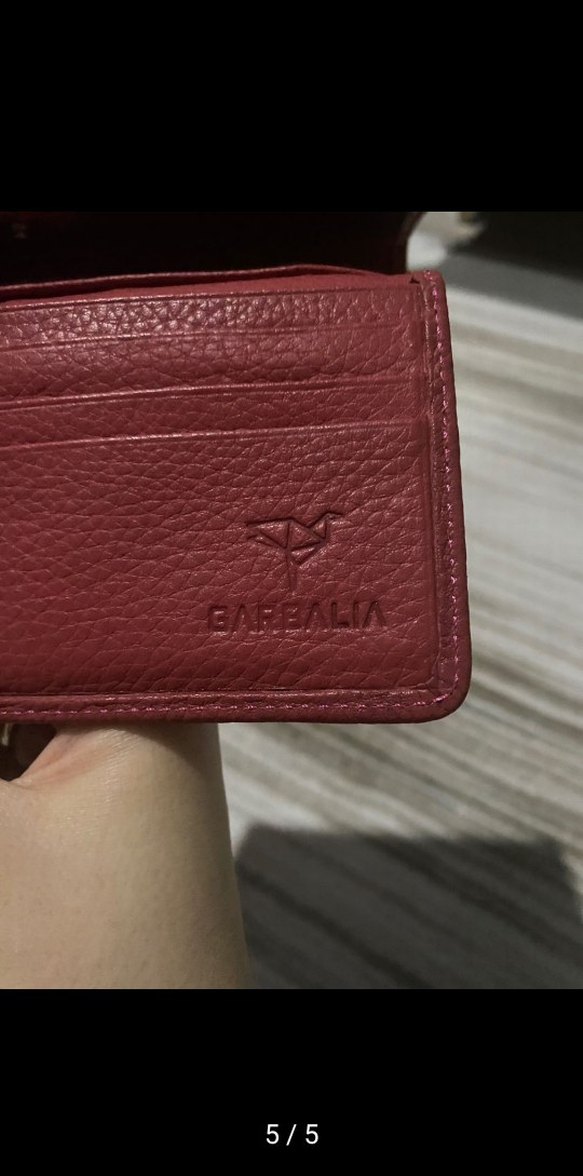 Kırmızı Deri Kadın Cüzdanı Fermuarlı - Görsel 5