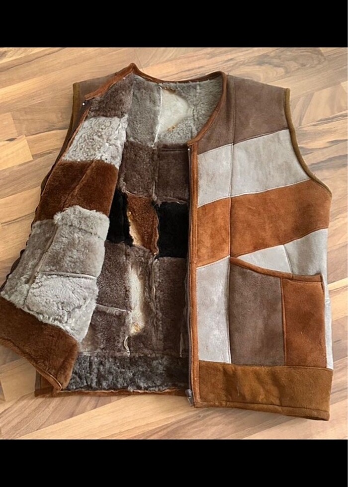 Deri erkek yelek - Görsel 2