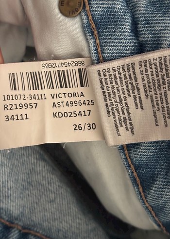 Mavi Jeans Gri açık mavi uzun Boy Rahat Kesim bol Kadın Kot Pantolon
