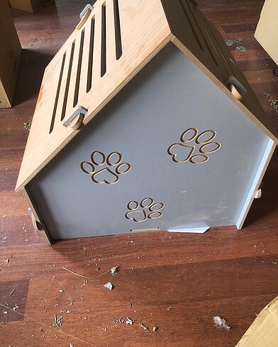 Büyük kedi köpek evi 50x50x55