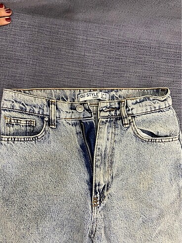 36 Beden Jean yırtıklı