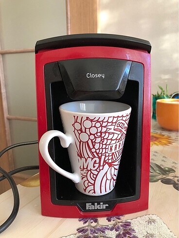 Fakir closey filtre kahve makinesi