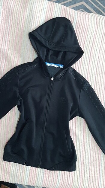 adidas siyah kadın hırka 