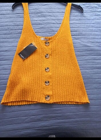 Mango askılı bluz