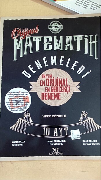 Ayt matematik denemesi