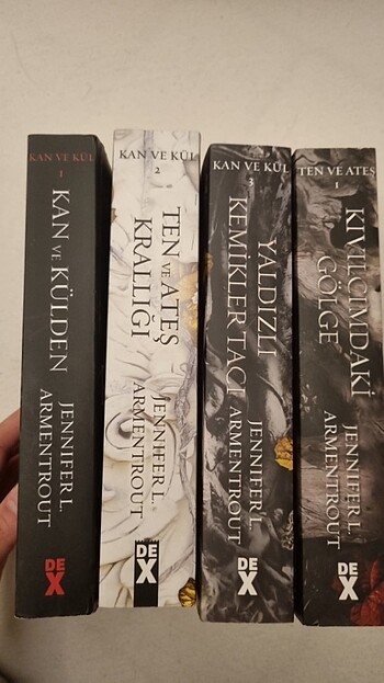 Kan ve külden, ten ve ateş serisi 4 kitap jennifer armentrout