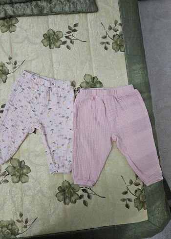 iki adet müslin Pembe Kız Çocuk alt giyim - Görsel 5