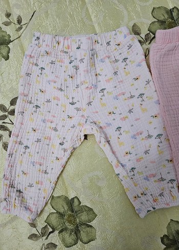 iki adet müslin Pembe Kız Çocuk alt giyim - Görsel 4