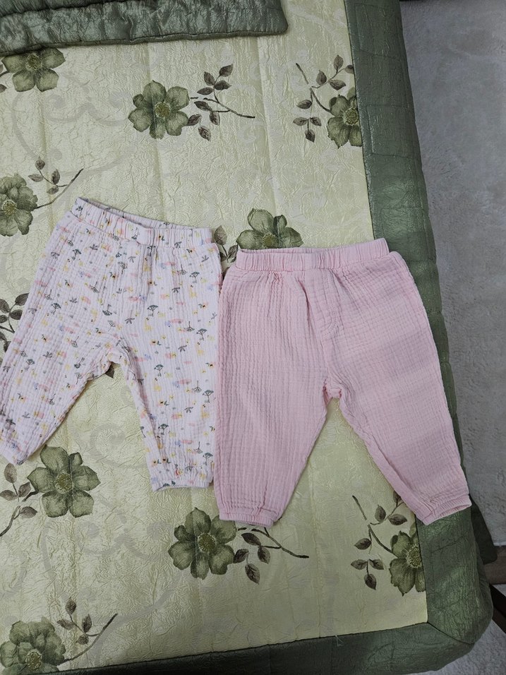iki adet müslin Pembe Kız Çocuk alt giyim - Görsel 5