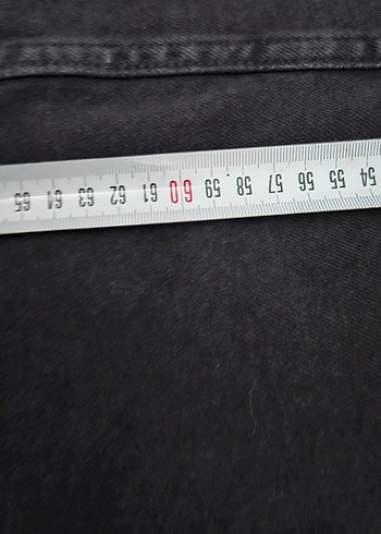 Siyah Rahat Kesim Jean Mini Salopet - Görsel 7