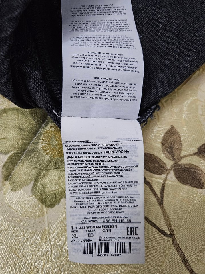 Siyah Rahat Kesim Jean Mini Salopet - Görsel 5