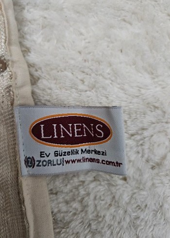 LINENS Bej Payet İşlemeli Parlak Yatak Örtüsü - Görsel 4