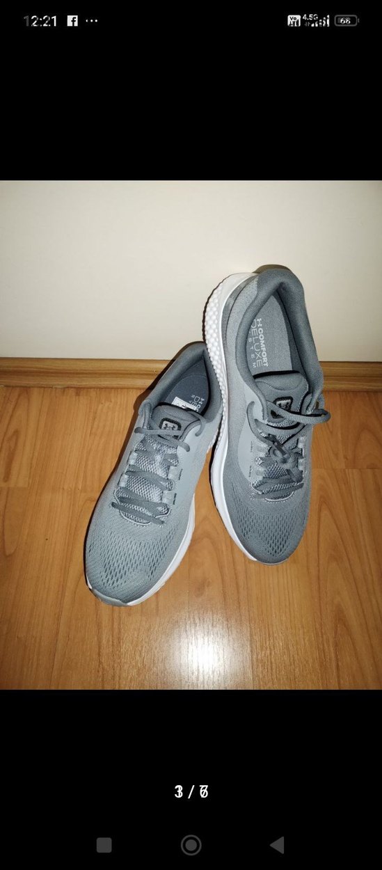 Under Armour Gri Erkek Koşu ve Antrenman Ayakkabısı - Görsel 3