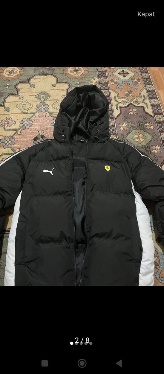 Fermuarlı Siyah Erkek Street Wear Mont - Görsel 2