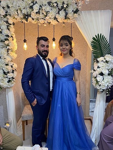 m Beden Abiyefon nişan elbisesi
