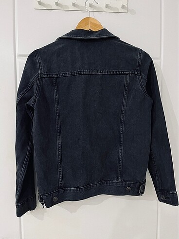 36 Beden H&M siyah jean ceket