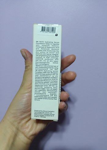 Note Note Nemlendirici Fondöten SPF 50+ Bej