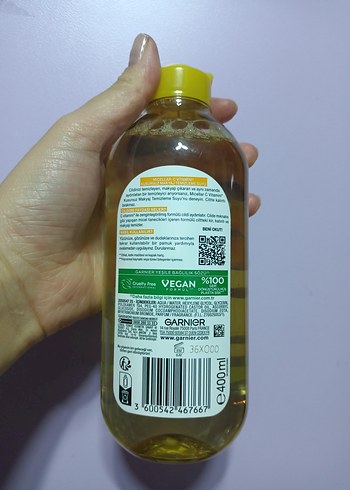 Garnier Garnier Micellar C Vitamini Makyaj Temizleme Suyu
