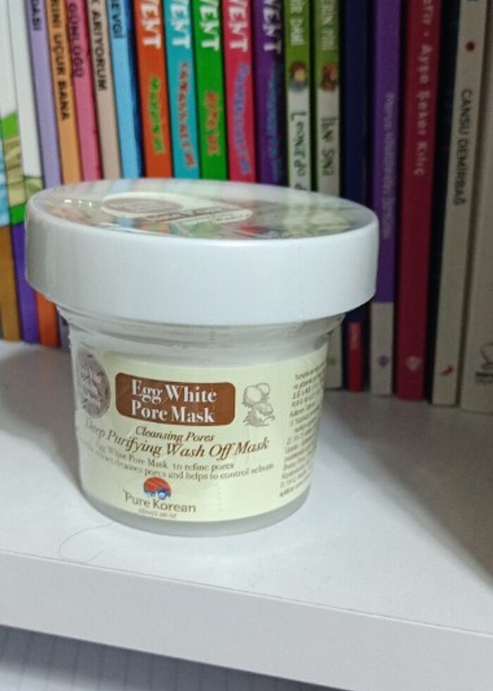 Pure korean yumurta gözenek maskesi - Görsel 2