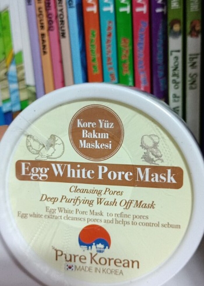 Pure korean yumurta gözenek maskesi - Görsel 5