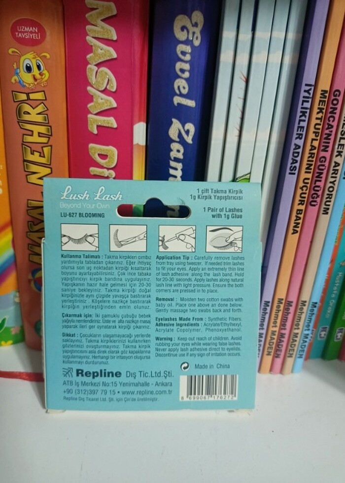 Lush lash doğal ipek kirpik - Görsel 4