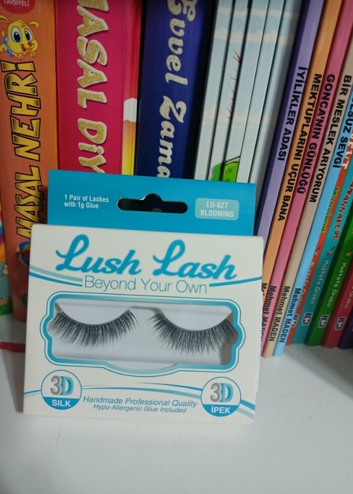 Lush lash doğal ipek kirpik - Görsel 3