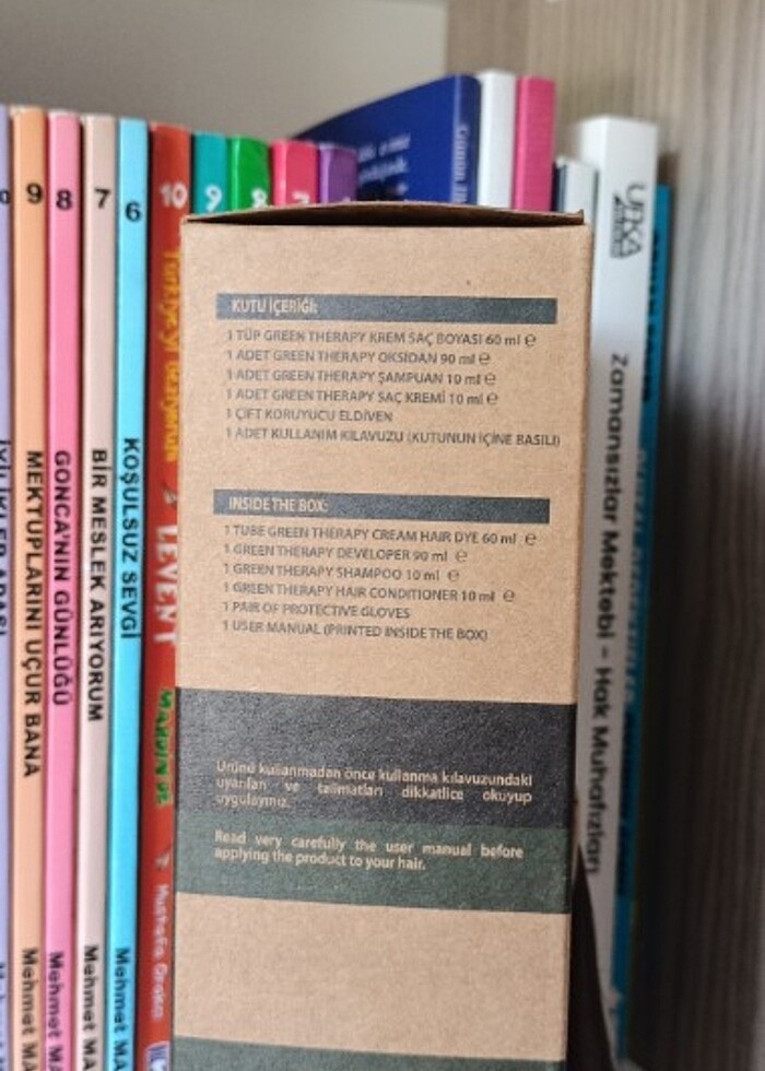 Green Therapy 6.78 çikolata karamel saç boyası - Görsel 5