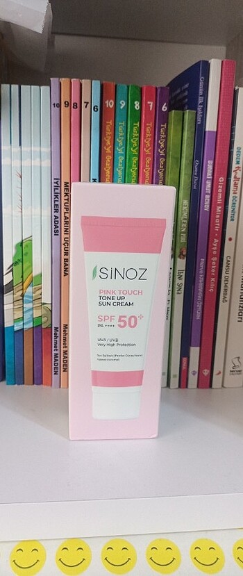 Sinoz pembe ton esitleyici güneş kremi 