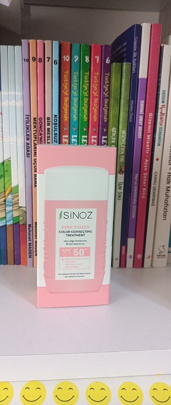 Sinoz pembe ton esitleyici güneş kremi 