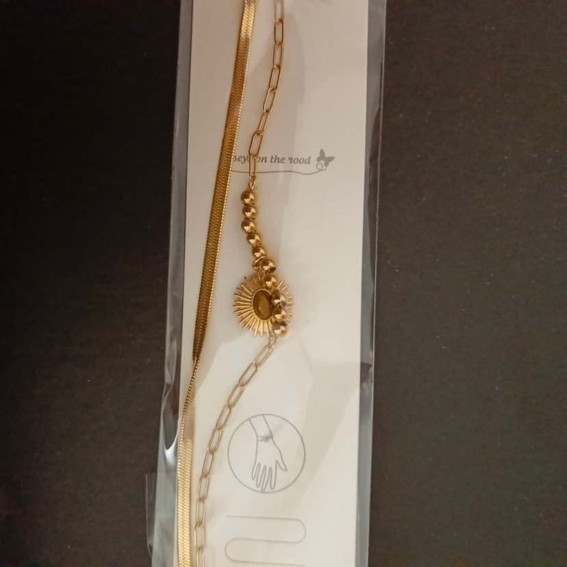 Zincir Detaylı Uzun Bohem Kadın bileklik - Görsel 2