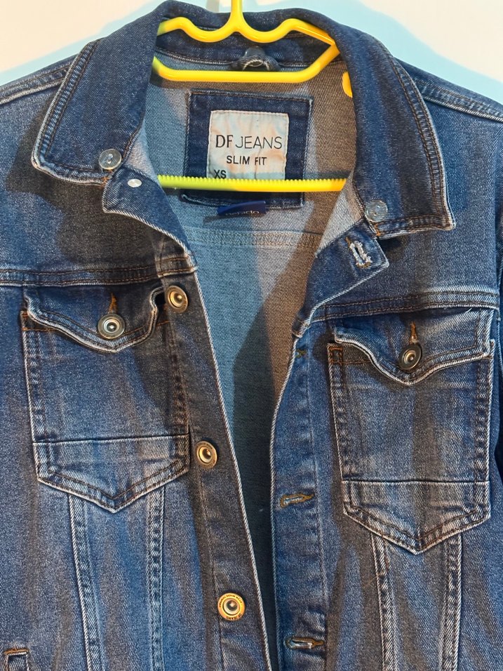 NBA baskılı Kot Ceket - Görsel 2