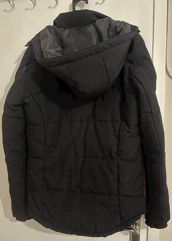 Erkek Kapüşonlu İçi Polarlı Mont - Görsel 3