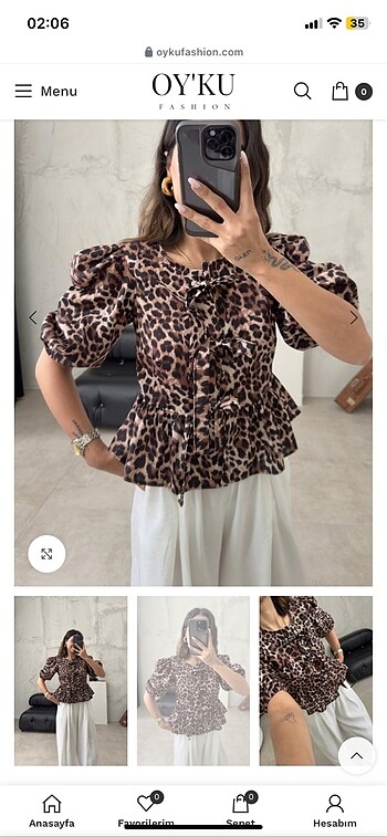 Leopar gömlek