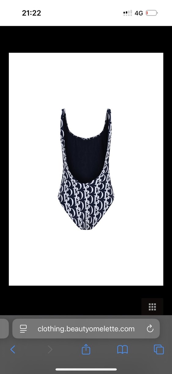 Lacivert Desenli Kadın Mayo - Görsel 2