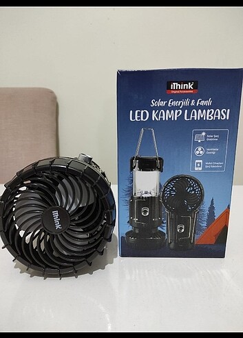 LED KAMP LAMBASİ -SOLAR ENERJİLİ VE FANLİ 