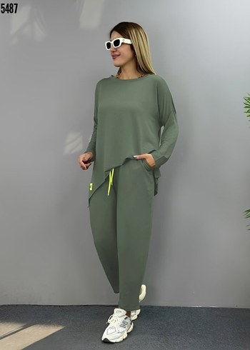 Kadın Haki Oversize Eşofman Takımı