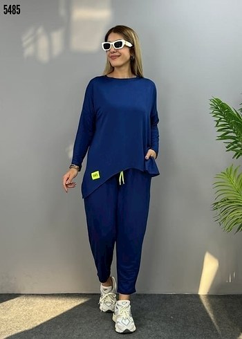 Kadın Lacivert Mini Eşofman Takımı