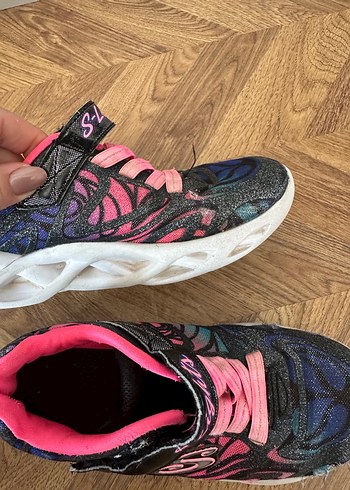 29 Beden çeşitli Renk Kız Çocuk Renkli Velcro Bağcıklı Spor Ayakkabı