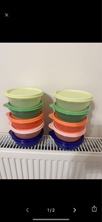 Tupperware şeker kap 5 Li 300 mlm