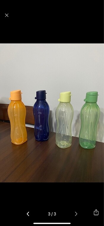 Tupperware 2 Li şişe 500 mlm