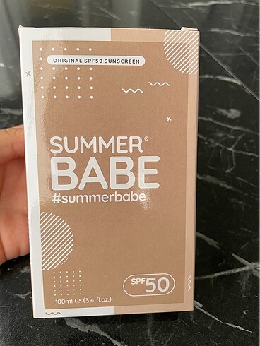 Summer babe spf50+ güneş kremi