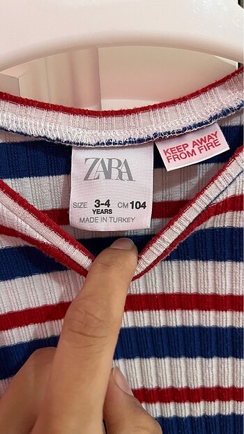 Zara Zara 4 yaş kız çocuk tshırt