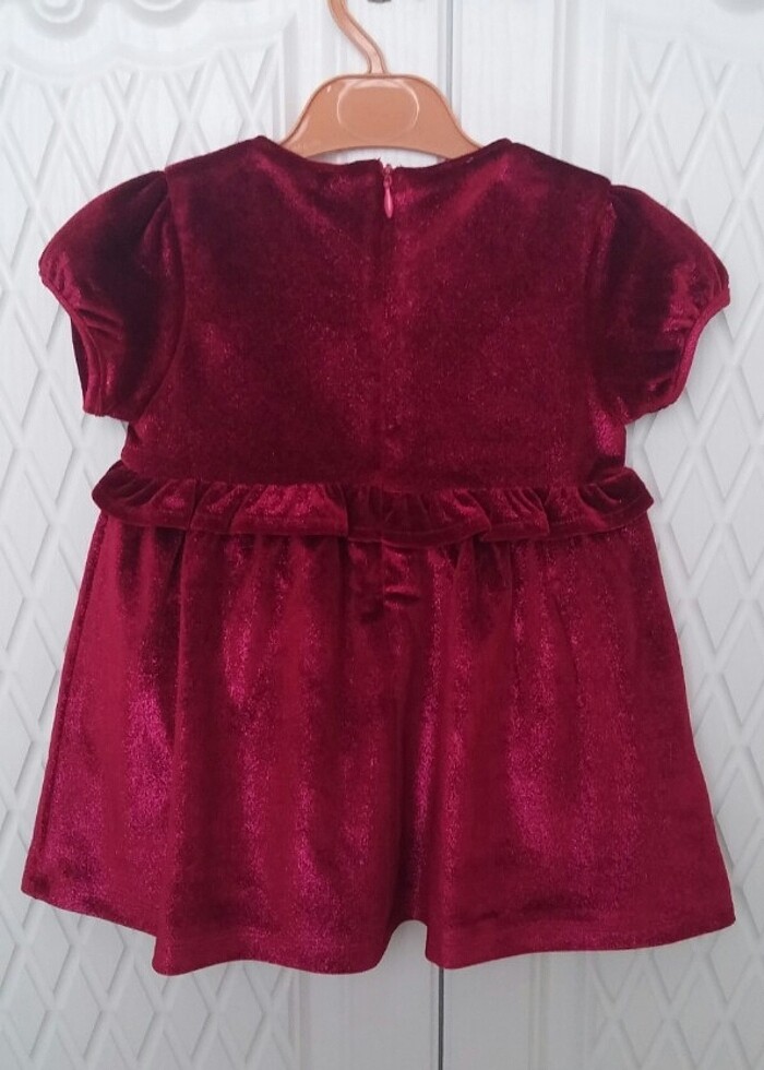 Kadife elbise - Görsel 3