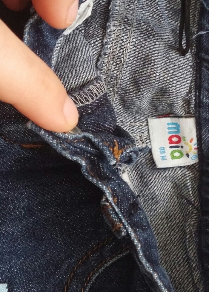 Kız bebek jean pantolon - Görsel 4