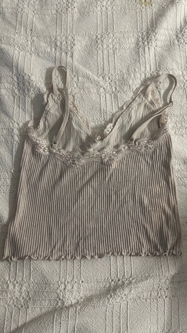 Dantelli Kadın askılı bluz - Görsel 2