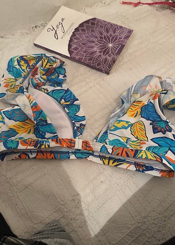 Renkli Bohem Tarzı Mini Bikini Üstü - Görsel 3