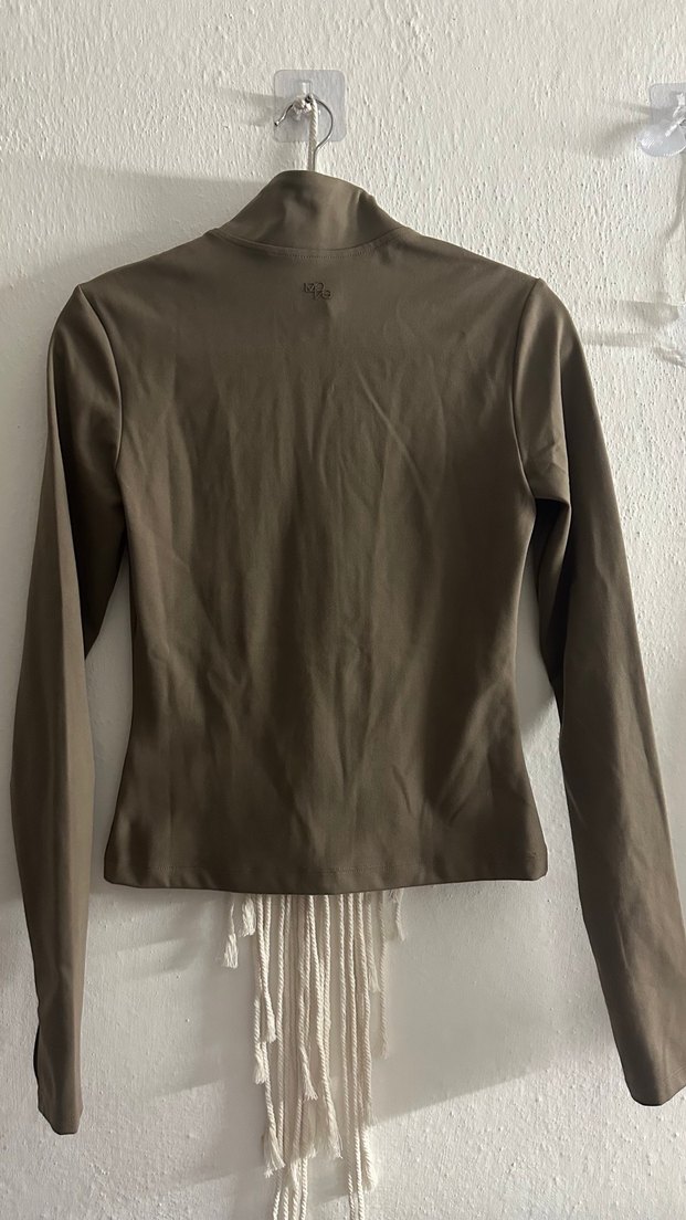 H&M Fermuarlı Yüksek Yakalı Kadın Spor Ceket - Görsel 2