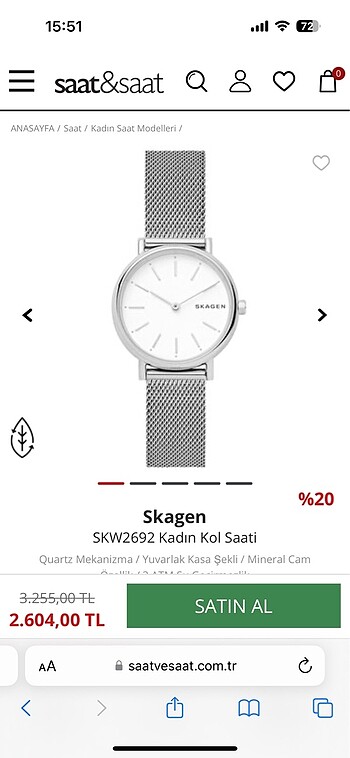  Beden Skagen saat